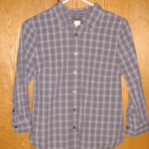 ISO Heritage 1981 3/4 Sleeve Plaid Shirt